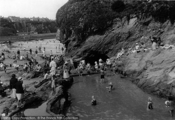 Photo of Newquay, Towan Beach 1933