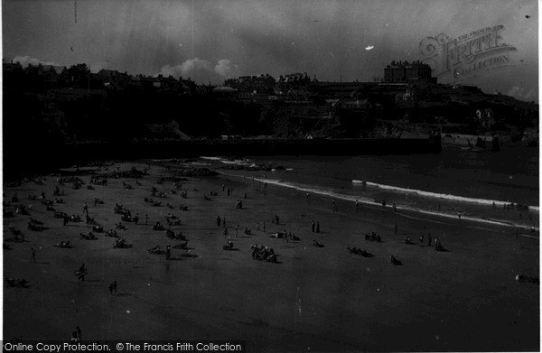 Photo of Newquay, Towan Beach And Harbour c.1950