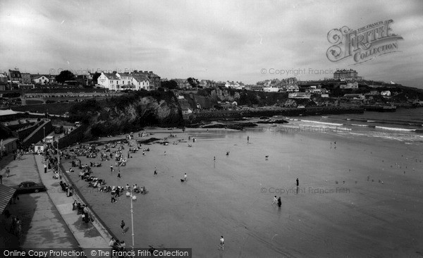 Photo of Newquay, Towan Beach c.1960