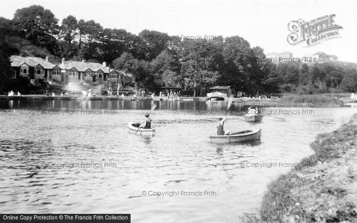 Photo of Newquay, Trenance Boating Lake 1933