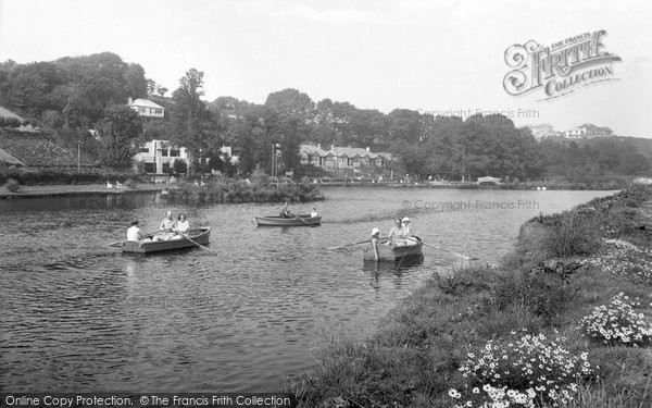 Photo of Newquay, Trenance Boating Lake 1935