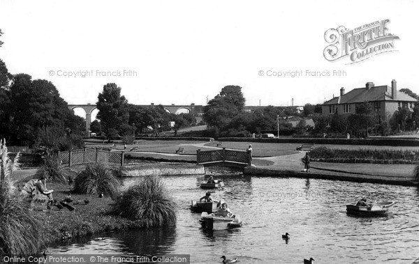 Photo of Newquay, Trenance Gardens And Boating Lake c.1960