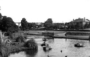 Trenance Gardens And Boating Lake c.1960, Newquay