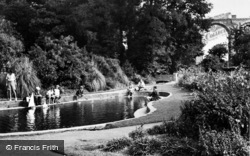Trenance Gardens And The Sailing Pond c.1960, Newquay