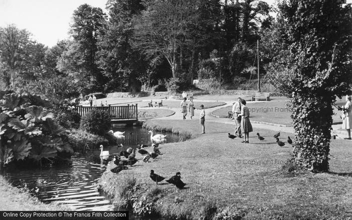 Photo of Newquay, Trenance Gardens c.1960
