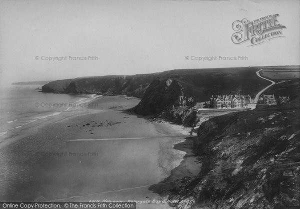 Photo of Newquay, Watergate Bay And Hotel 1900