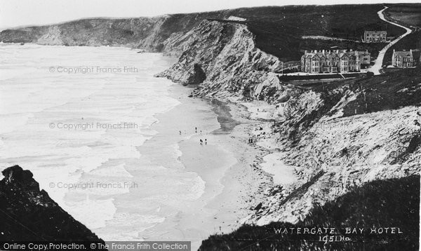 Photo of Newquay, Watergate Bay And Hotel 1914