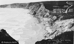 Watergate Bay And Hotel 1914, Newquay