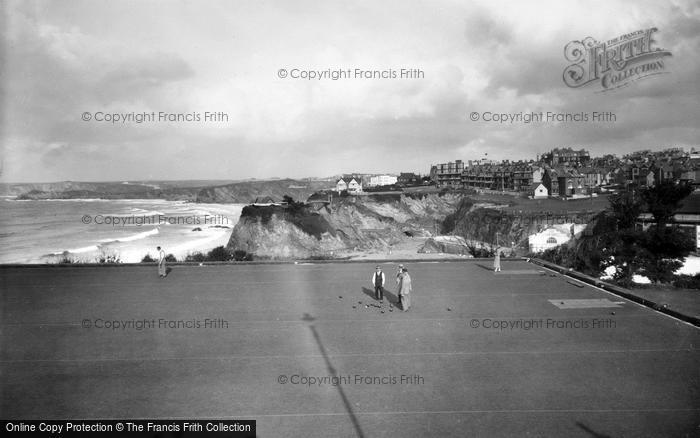 Photo of Newquay, West End Bowling Green 1937