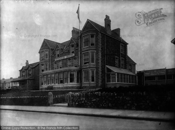 Photo of Newquay, Windsor Hotel 1931