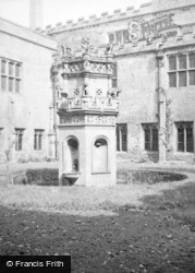 Fountain In The Cloisters c.1950, Newstead Abbey