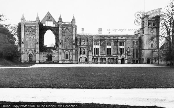 Photo of Newstead Abbey, From The West 1890