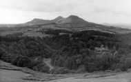 Eildon Hills From Near Dryburgh c.1955, Newstead