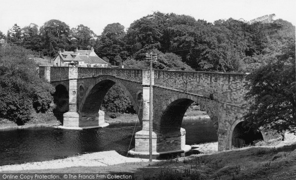 Photo of Newstead, Leaderfoot Road Bridge c.1955