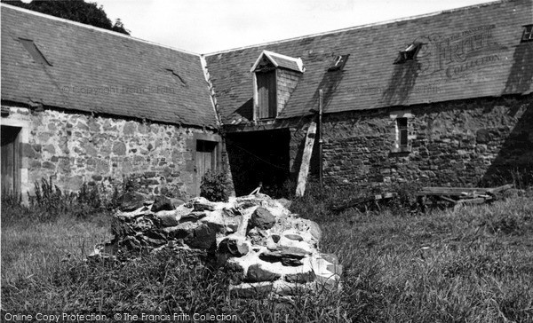 Photo of Newstead, Remains Of Oldest Masonic Lodge In Scotland c.1955