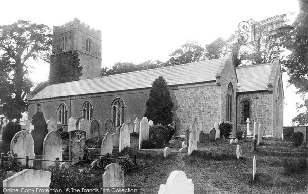Photo of Newton Abbot, All Saints Church, Highweek 1895