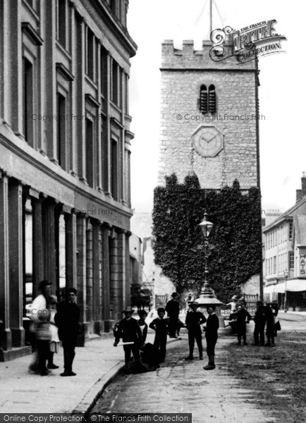 Photo of Newton Abbot, Clock Tower 1890