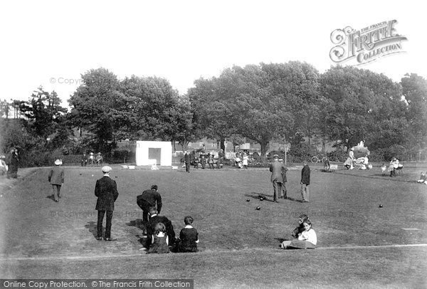 Photo of Newton Abbot, Courtenay Park Bowling Green 1907