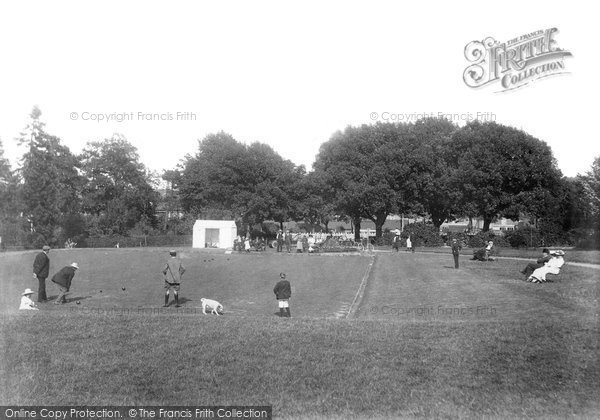 Photo of Newton Abbot, Courtenay Park Bowling Green 1907
