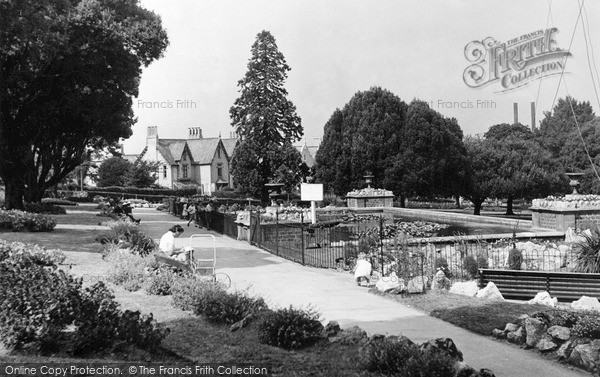 Photo of Newton Abbot, Courtenay Park c.1955