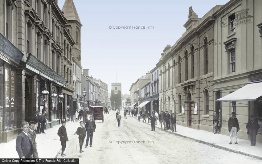 Newton Abbot, Courtenay Street 1895