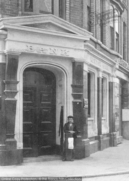 Photo of Newton Abbot, Courtenay Street, Bank 1901