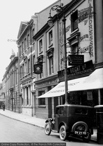 Photo of Newton Abbot, Courtenay Street, Prince Of Wales Hotel 1930