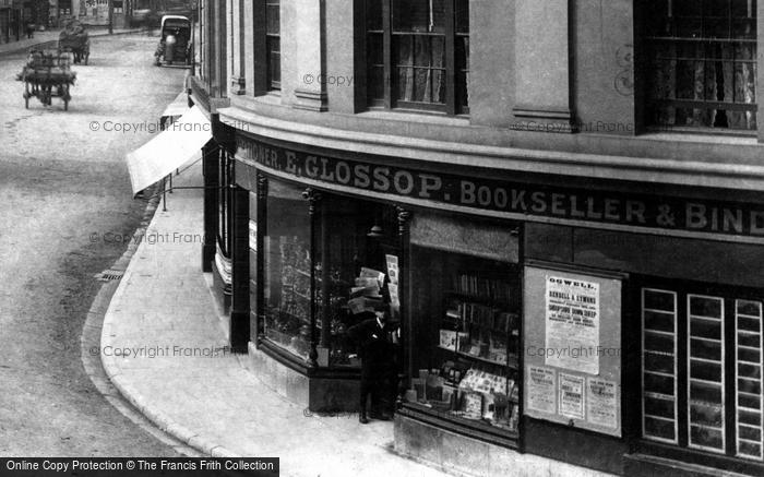 Photo of Newton Abbot, E.Glossop, Bookseller 1901