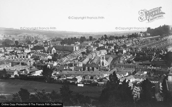 Photo of Newton Abbot, From Knowles Hill 1898