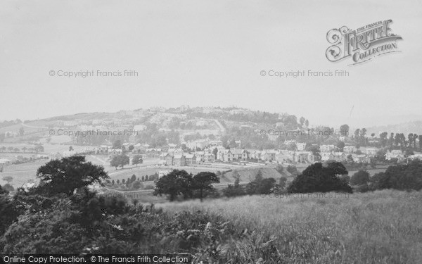 Photo of Newton Abbot, From Miller Down 1890
