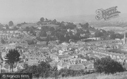 General View Wolborough Hill c.1955, Newton Abbot