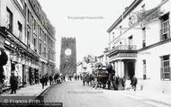Globe Hotel And St Leonard's Tower 1906, Newton Abbot