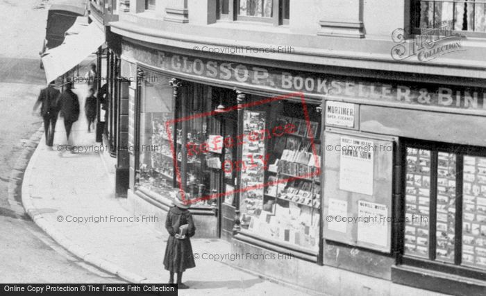 Photo of Newton Abbot, Glossop's Bookseller 1906