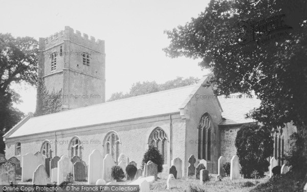 Photo of Newton Abbot, Highweek Church 1890