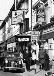 Madge Mellor's Cafe, Queen Street 1954, Newton Abbot