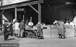 Market Stall 1954, Newton Abbot