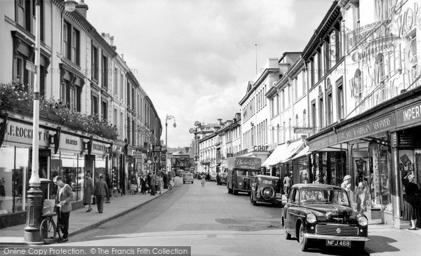 Newton Abbot, Queen Street c.1955 - Francis Frith