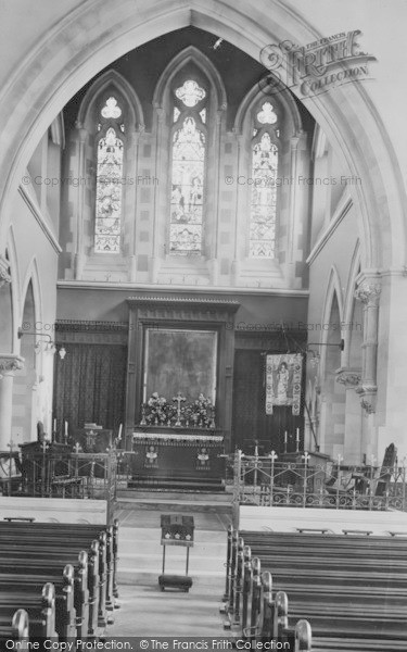 Photo of Newton Abbot, St Leonard's Church Interior 1907