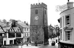 St Leonard's Clock Tower c.1950, Newton Abbot