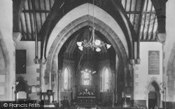 St Paul's Church Interior 1907, Newton Abbot