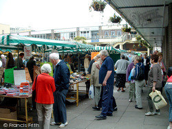 Stalls In Market Walk 2004, Newton Abbot