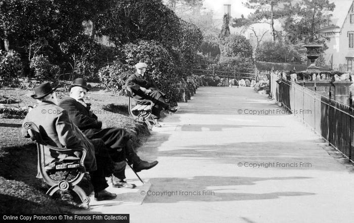 Photo of Newton Abbot, Taking The Air, The Park 1915