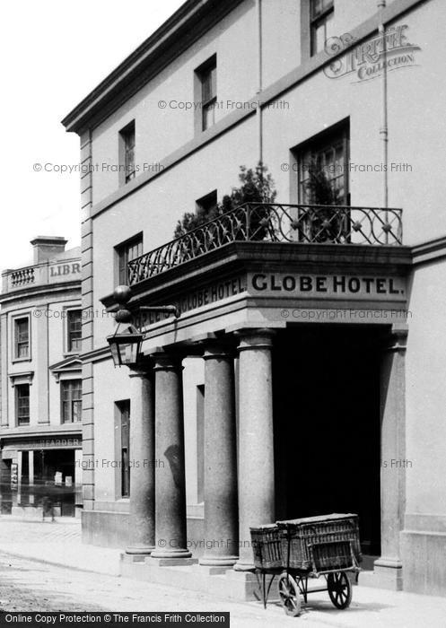 Photo of Newton Abbot, The Globe Hotel 1890