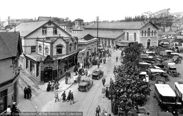 Photo of Newton Abbot, The Market 1925
