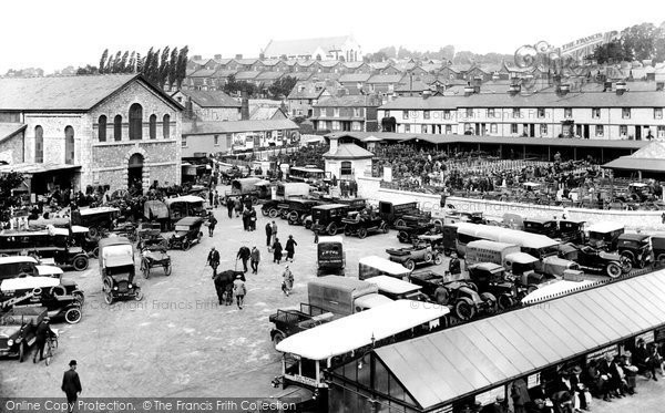Photo of Newton Abbot, The Market 1925