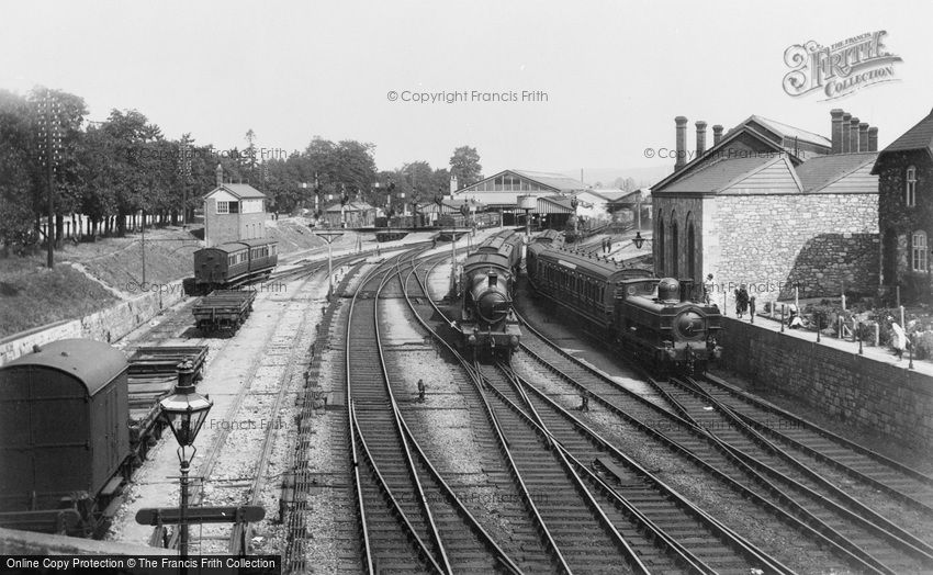 Newton Abbot, the Railway Station 1907