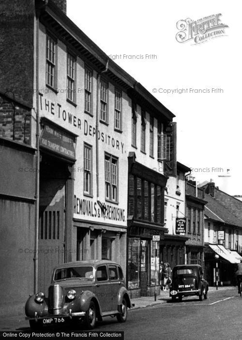Photo of Newton Abbot, The Tower Depository, Wolborough Street c.1955
