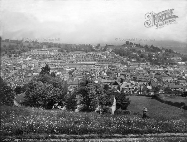 Photo of Newton Abbot, View From Wolborough Hill 1930