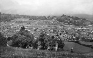 Newton Abbot, view from Wolborough Hill 1930