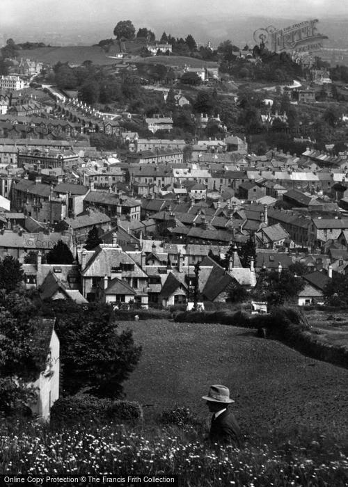 Photo of Newton Abbot, View From Wolborough Hill 1930